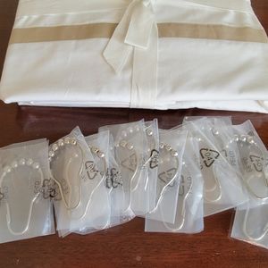 Organic Shower Curtain & Rings